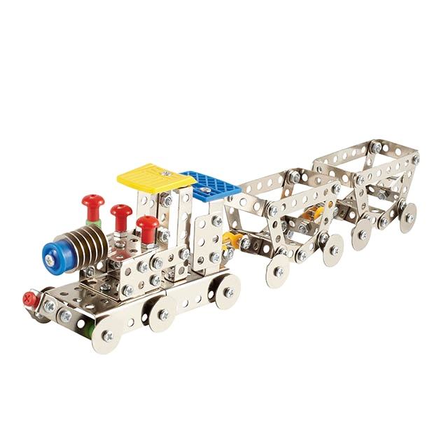 Building Block Assemble Toys Educational DIY Metal Puzzle Assembly Kit